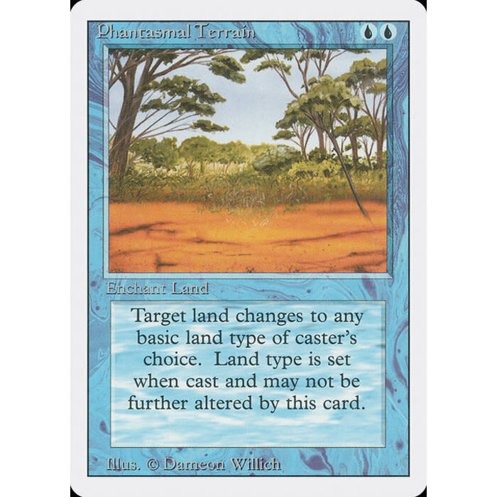 Magic: The Gathering Phantasmal Terrain (070) Moderately Played