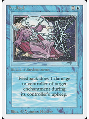 Magic: The Gathering Feedback (058) Moderately Played