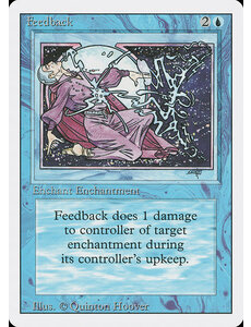Magic: The Gathering Feedback (058) Moderately Played