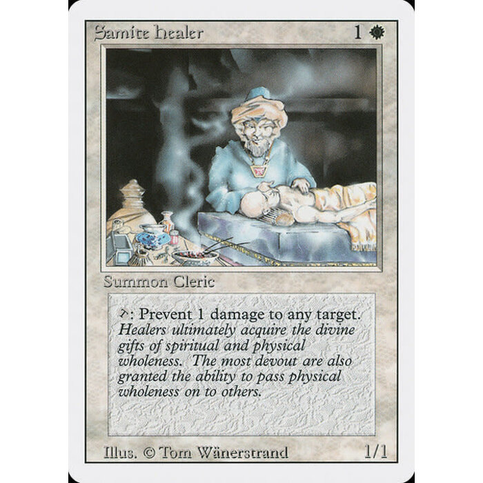 Magic: The Gathering Samite Healer (038) Lightly Played