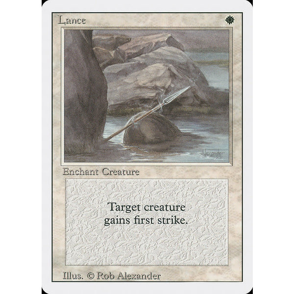 Magic: The Gathering Lance (027) Lightly Played