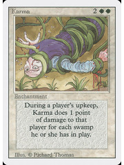 Magic: The Gathering Karma (026) Lightly Played