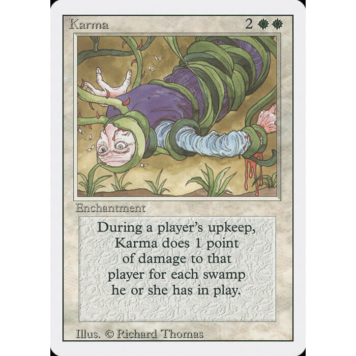 Magic: The Gathering Karma (026) Lightly Played