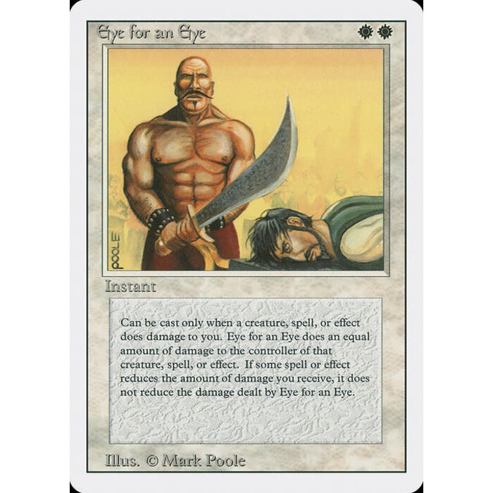 Magic: The Gathering Eye for an Eye (018) Moderately Played