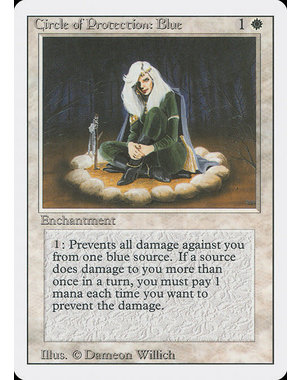 Magic: The Gathering Circle of Protection: Blue (010) Lightly Played