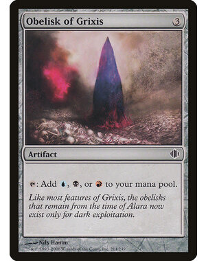 Magic: The Gathering Obelisk of Grixis (214) Lightly Played