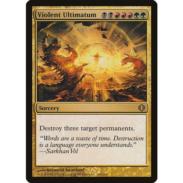 Magic: The Gathering Violent Ultimatum (206) Moderately Played