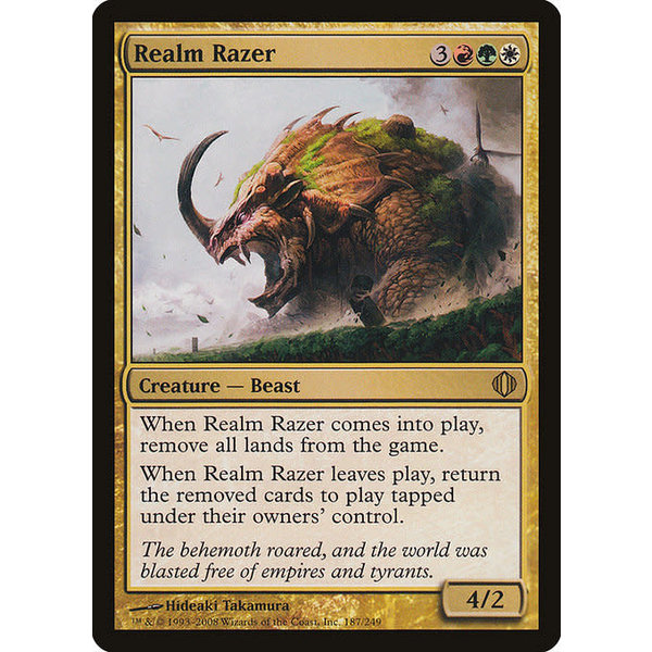 Magic: The Gathering Realm Razer (187) Lightly Played