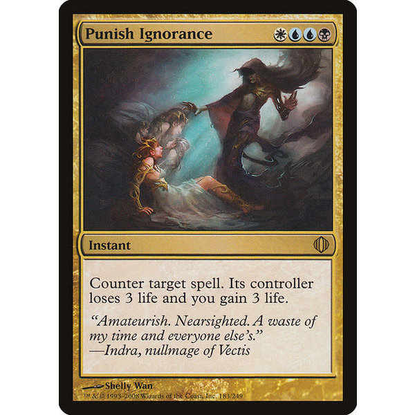 Magic: The Gathering Punish Ignorance (183) Moderately Played