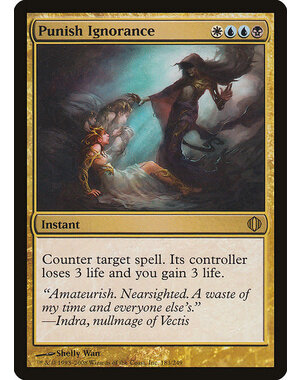 Magic: The Gathering Punish Ignorance (183) Moderately Played Foil