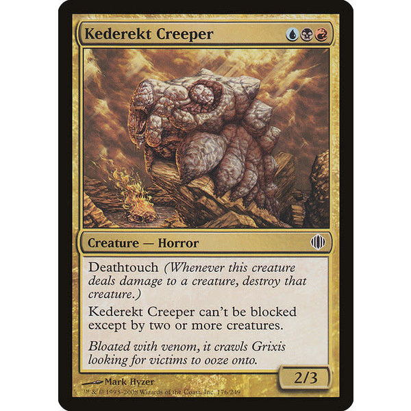 Magic: The Gathering Kederekt Creeper (176) Lightly Played
