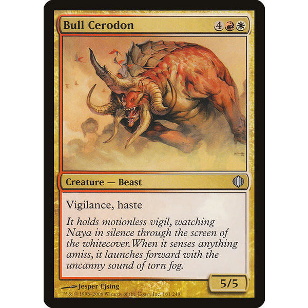 Magic: The Gathering Bull Cerodon (161) Lightly Played