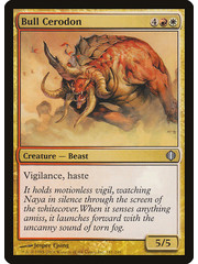 Magic: The Gathering Bull Cerodon (161) Lightly Played Foil