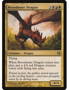 Magic: The Gathering Broodmate Dragon (160) Lightly Played