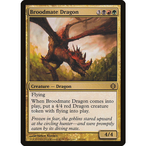 Magic: The Gathering Broodmate Dragon (160) Lightly Played
