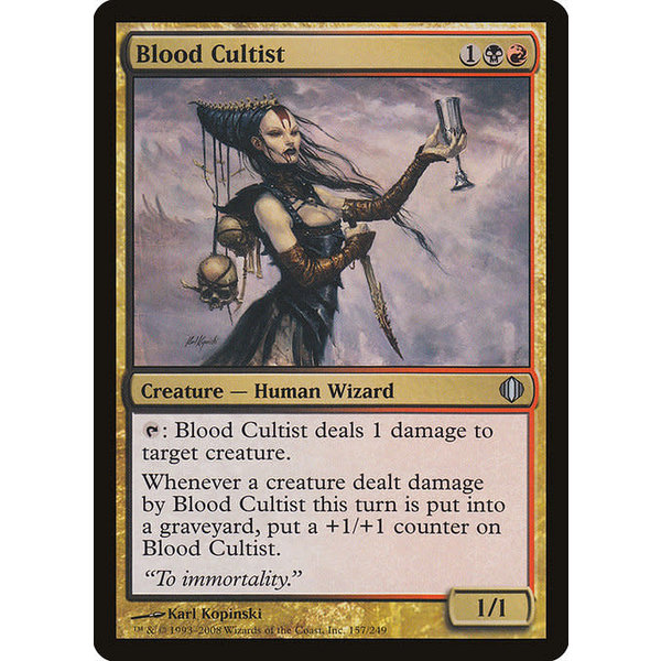 Magic: The Gathering Blood Cultist (157) Lightly Played