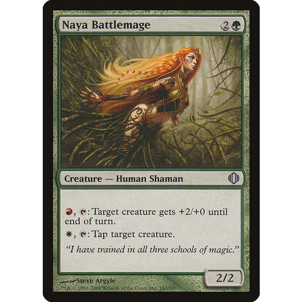 Magic: The Gathering Naya Battlemage (142) Lightly Played