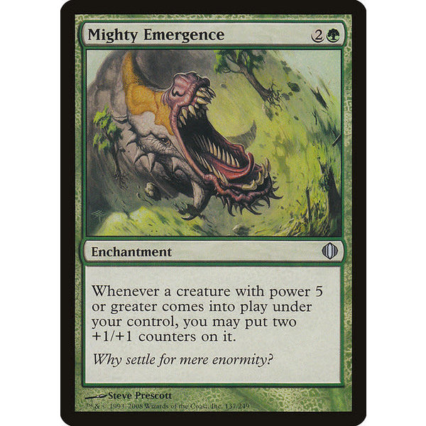 Magic: The Gathering Mighty Emergence (137) Lightly Played