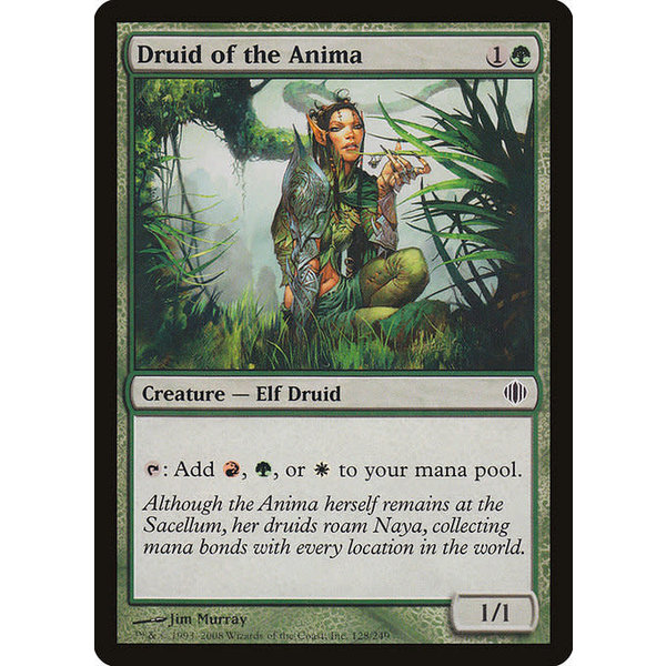 Magic: The Gathering Druid of the Anima (128) Lightly Played