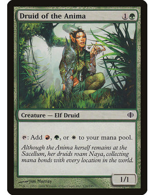 Magic: The Gathering Druid of the Anima (128) Lightly Played Foil
