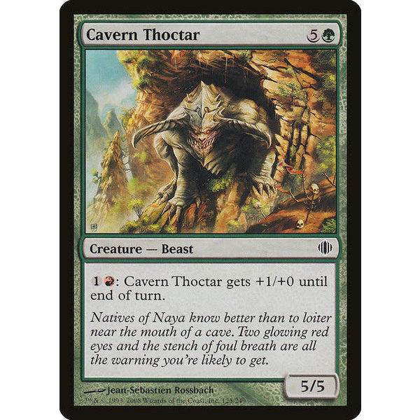 Magic: The Gathering Cavern Thoctar (125) Lightly Played