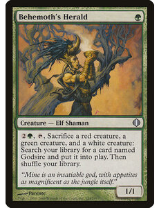 Magic: The Gathering Behemoth's Herald (124) Lightly Played