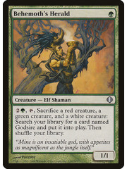 Magic: The Gathering Behemoth's Herald (124) Lightly Played Foil