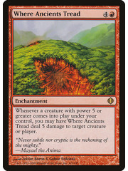 Magic: The Gathering Where Ancients Tread (122) Lightly Played