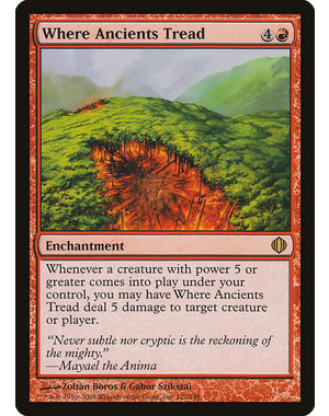 Magic: The Gathering Where Ancients Tread (122) Lightly Played