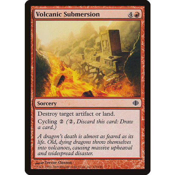 Magic: The Gathering Volcanic Submersion (121) Lightly Played