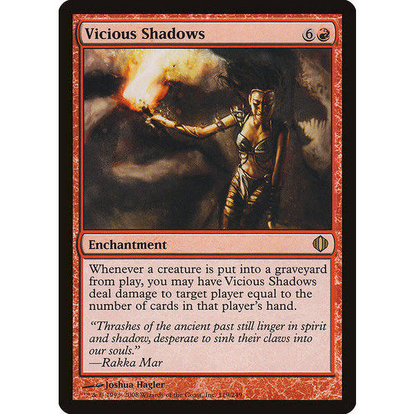 Magic: The Gathering Vicious Shadows (119) Lightly Played