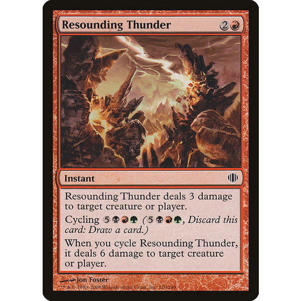 Magic: The Gathering Resounding Thunder (110) Lightly Played