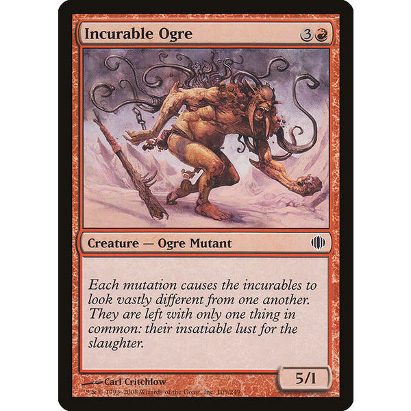 Magic: The Gathering Incurable Ogre (105) Lightly Played Foil