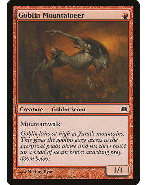 Magic: The Gathering Goblin Mountaineer (102) Lightly Played