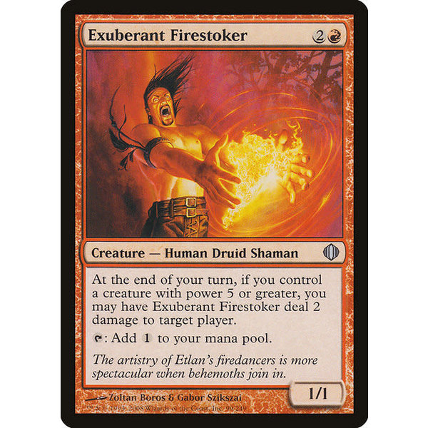 Magic: The Gathering Exuberant Firestoker (099) Lightly Played