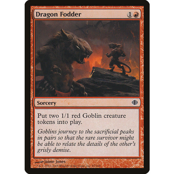 Magic: The Gathering Dragon Fodder (097) Lightly Played