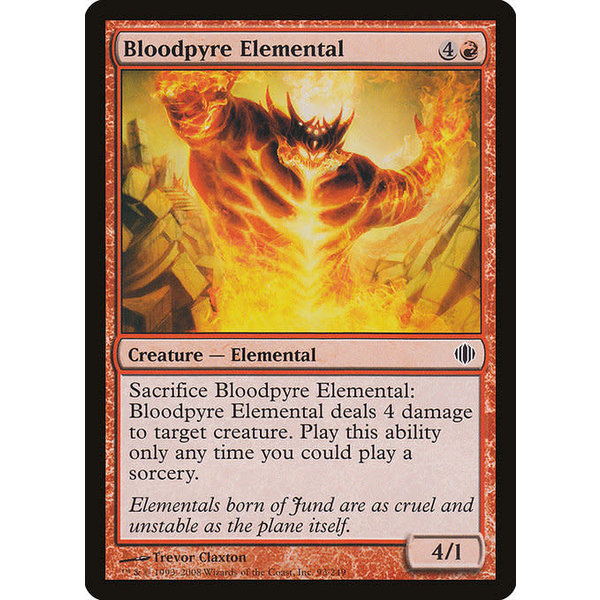 Magic: The Gathering Bloodpyre Elemental (093) Lightly Played