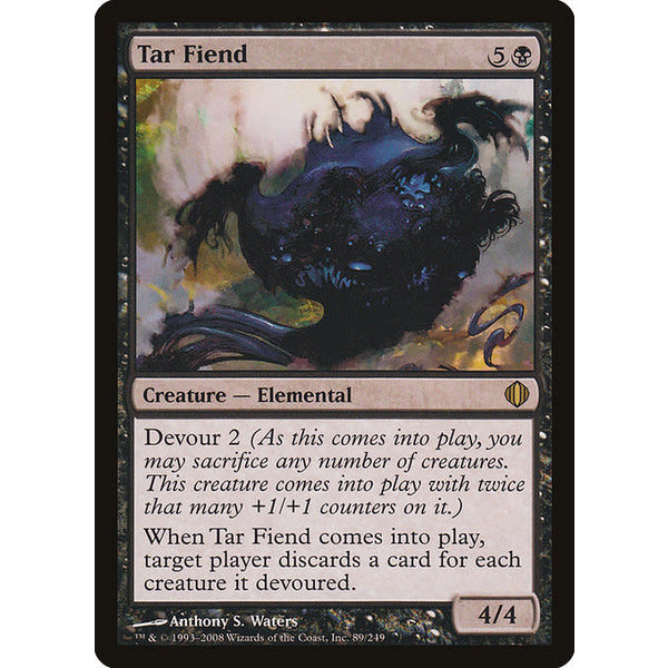 Magic: The Gathering Tar Fiend (089) Lightly Played