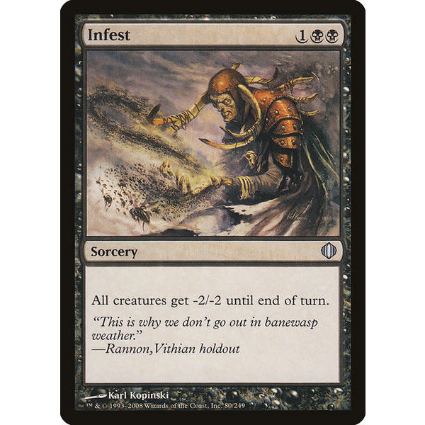 Magic: The Gathering Infest (080) Lightly Played