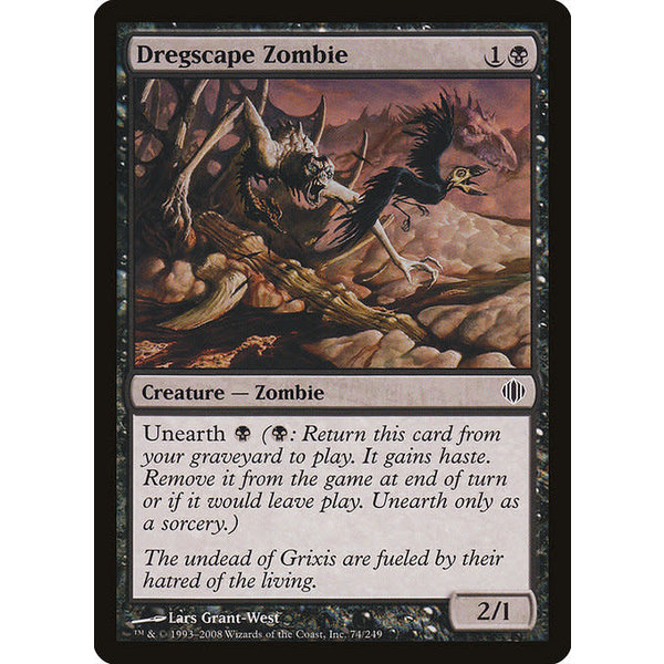 Magic: The Gathering Dregscape Zombie (074) Lightly Played
