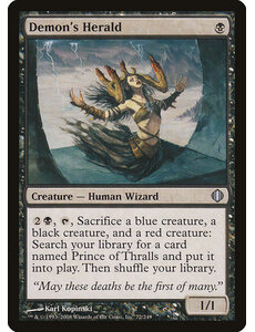 Magic: The Gathering Demon's Herald (072) Lightly Played