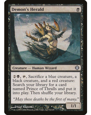 Magic: The Gathering Demon's Herald (072) Lightly Played