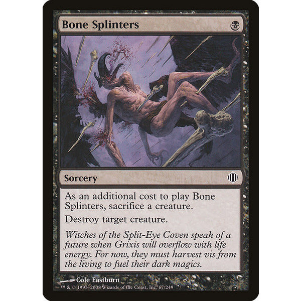 Magic: The Gathering Bone Splinters (067) Lightly Played