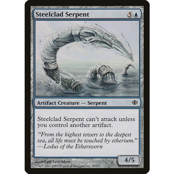 Magic: The Gathering Steelclad Serpent (059) Lightly Played
