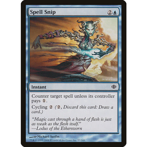 Magic: The Gathering Spell Snip (057) Lightly Played