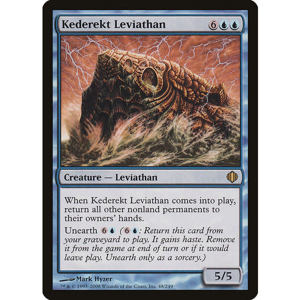 Magic: The Gathering Kederekt Leviathan (048) Moderately Played Foil