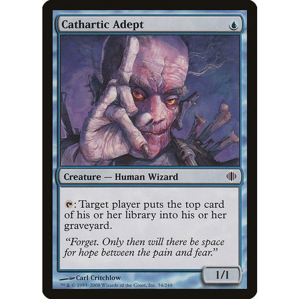 Magic: The Gathering Cathartic Adept (034) Lightly Played