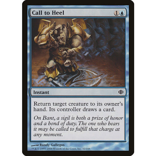 Magic: The Gathering Call to Heel (032) Lightly Played