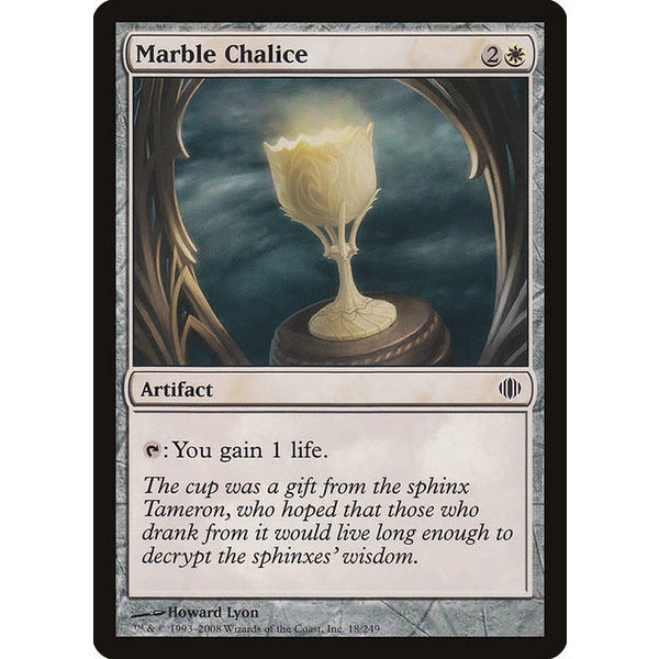 Magic: The Gathering Marble Chalice (018) Lightly Played Foil