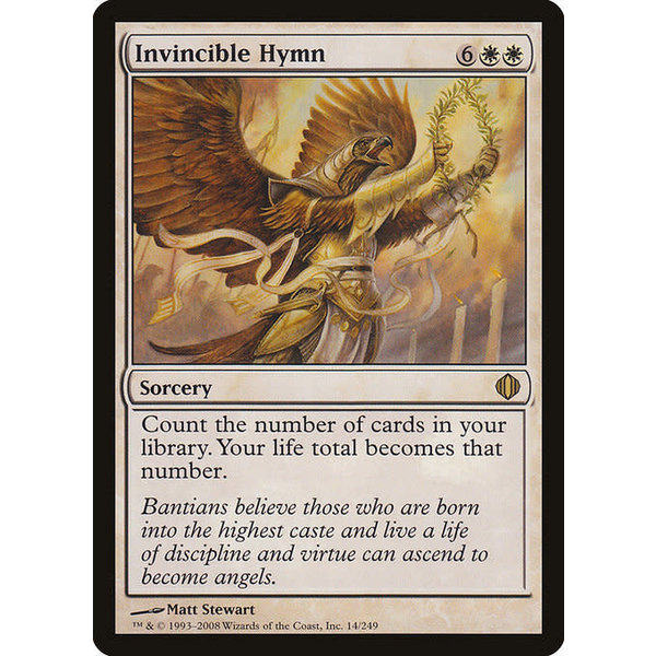 Magic: The Gathering Invincible Hymn (014) Lightly Played